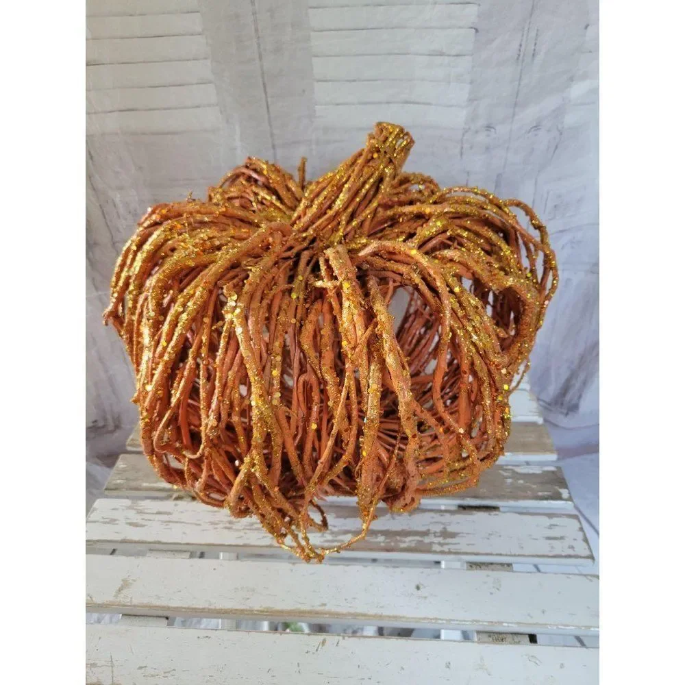 Sparkle sequin pumpkin large fall decor‎
